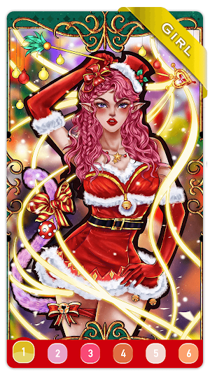 Christmas Color: Coloring Game Screenshot 2