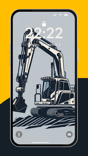Excavator Wallpaper 4K Screenshot 3