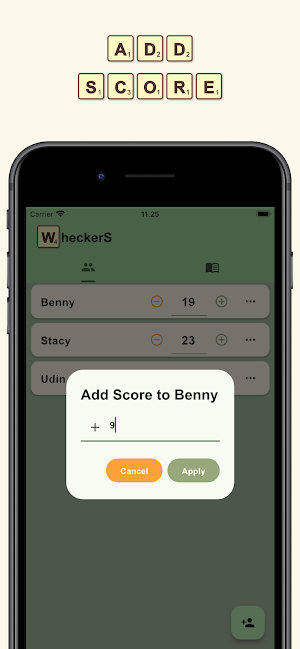 WheckerS: Word Checker & Score Screenshot 1