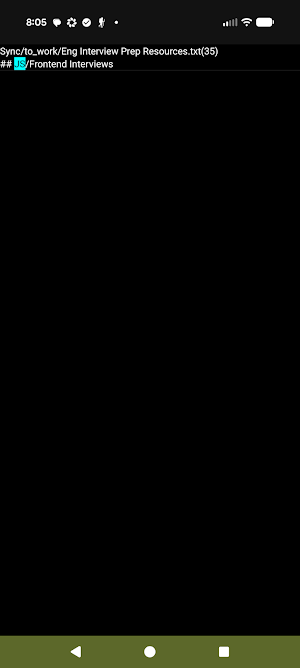 aGrep again — grep for Android Screenshot 1