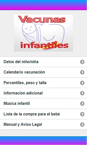 Vacunas Infantiles Screenshot 0
