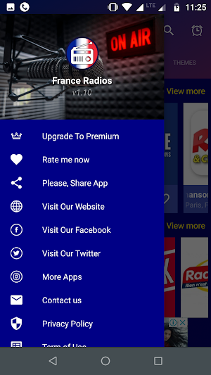 France Radio Stations - Radio FM France Screenshot 1