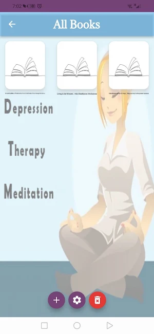 depression therapy-meditation Screenshot 0
