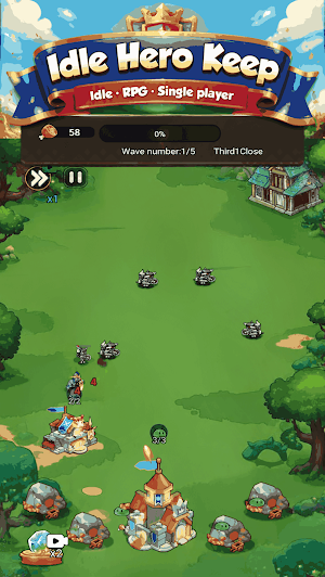 Idle Hero Keep Screenshot 1