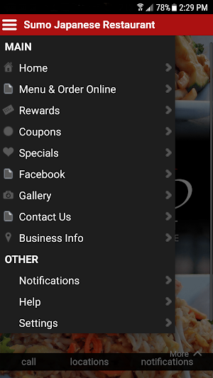 Sumo Japanese Restaurant Screenshot 1