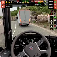US Truck Driving Transport 3D
