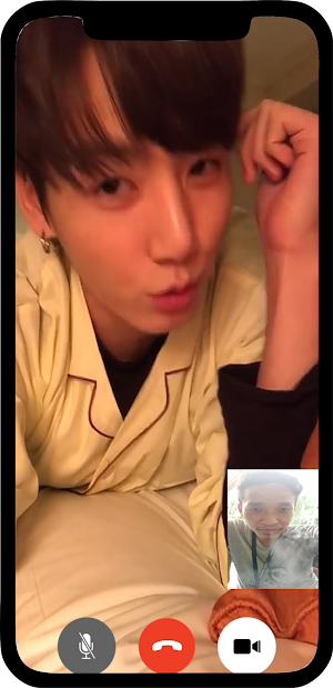 Jungkook Video Call Screenshot 2
