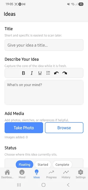 Mood Idea Box Screenshot 3