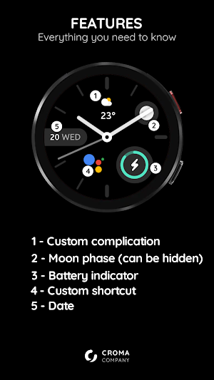 Cumulus Watch Face Screenshot 1