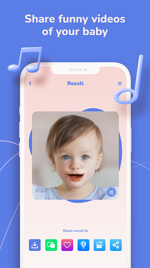 Singing Baby, Face Dance, AI Screenshot 3