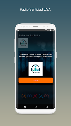 Radio Santidad USA Screenshot 2