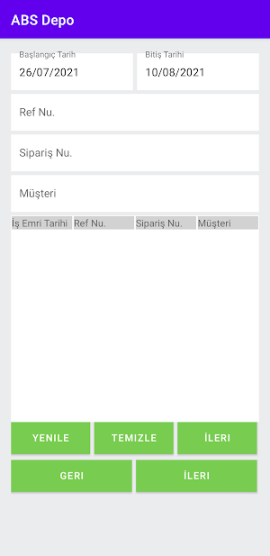 ABS Lojistik Depo Takip Screenshot 2