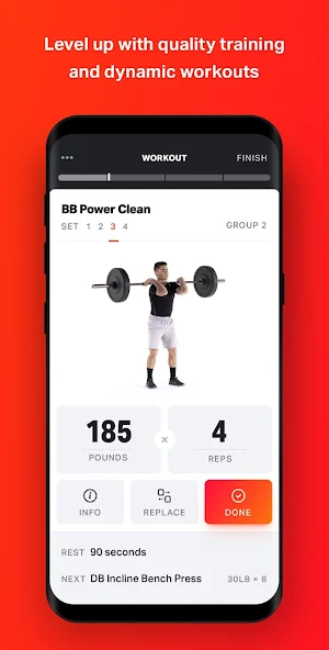 Volt: Gym & Home Workout Plans Screenshot 0