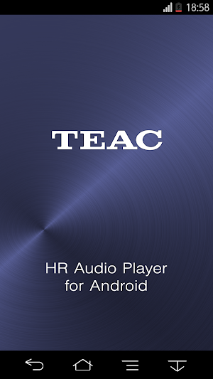 TEAC HR Audio Player Screenshot 0