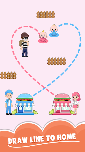 Draw Home: Rush To Home Screenshot 0