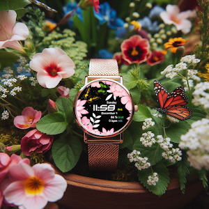 Butterfly Pixie Watch Face Screenshot 1