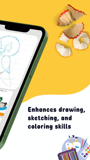draw birds step by step Screenshot 1