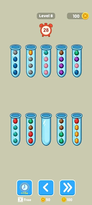 Gem Sort Puzzle Screenshot 3
