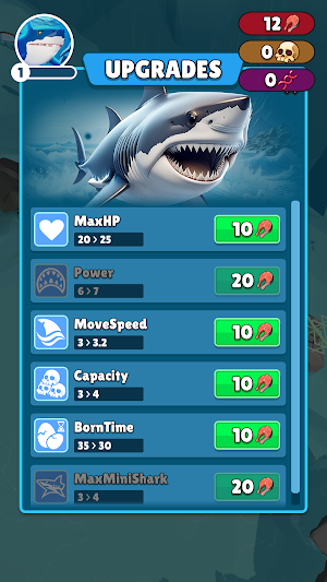 Evolving Shark Screenshot 2