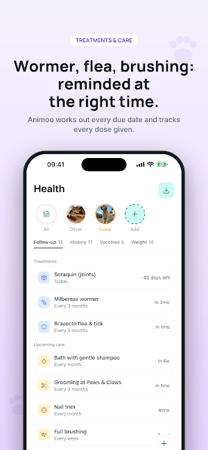 Animoo: Pet Health Record Screenshot 1