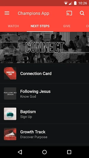 Champions App Screenshot 1