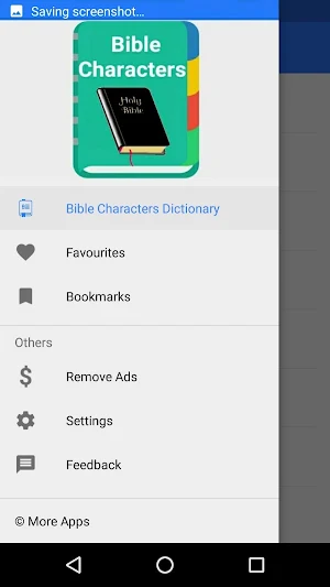 Bible Characters Dictionary Screenshot 0