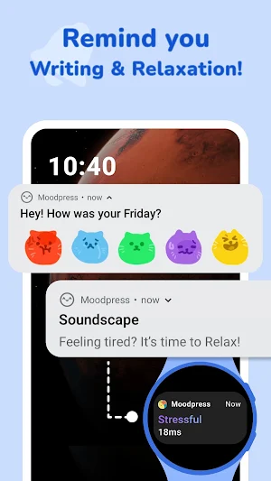 Moodpress Rainbow Watch Face Screenshot 3