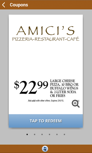Amici's Pizzeria Restaurant Screenshot 2