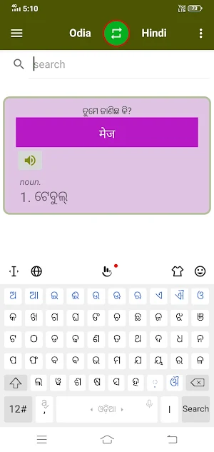 Hindi Odia Dictionary Screenshot 3
