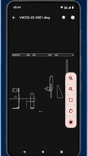 CADView: DWG DXF Viewer Screenshot 3