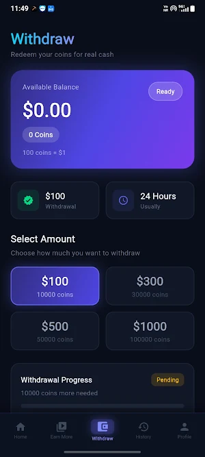 Earn Money by Viewing Ads Screenshot 2
