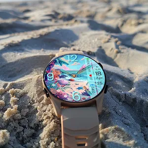ART032 Summer Vibes Watch Face Screenshot 2
