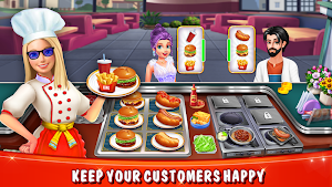 Crazy Cooking Chef: Kitchen Fever & Food Games Screenshot 1