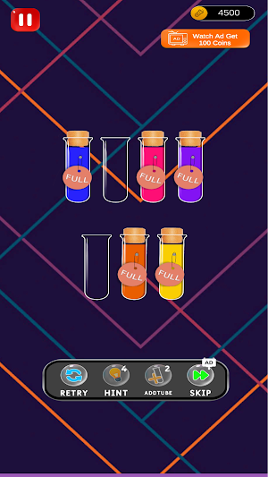 Water Sort - Color Puzzle Game Screenshot 1