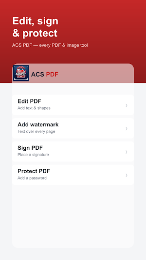 ACS PDF: Editor & Converter Screenshot 2