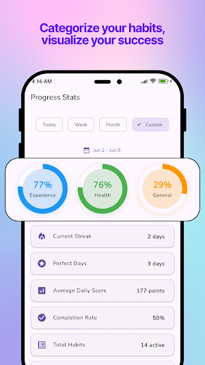 Habit Score Tracker Screenshot 1