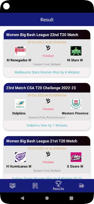 Cricket Live Scores Screenshot 2