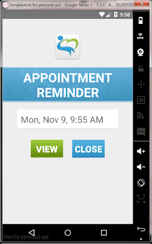 CareApp Screenshot 2
