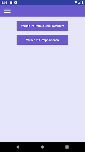 German Verbs Past Prepositions Screenshot 0