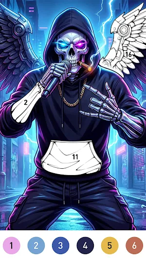 Rebel Color Paint By Number Screenshot 3