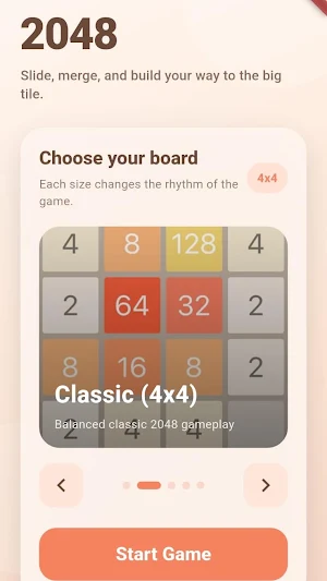 2048 Game Screenshot 1