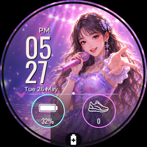 K-Pop Digital Watch Faces Screenshot 3