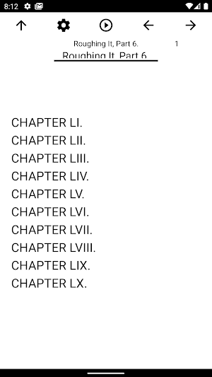 Book, Roughing It, Part 6. Screenshot 0