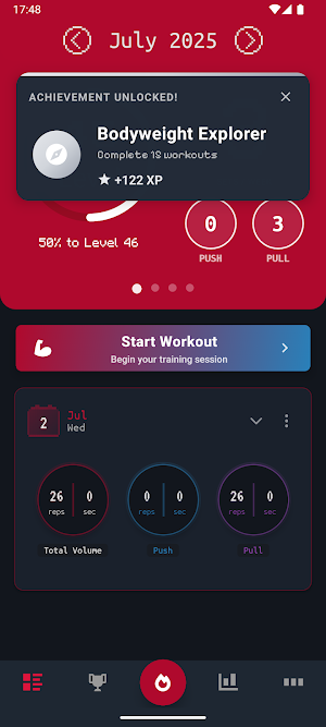PlayThenics: Calisthenics Screenshot 2