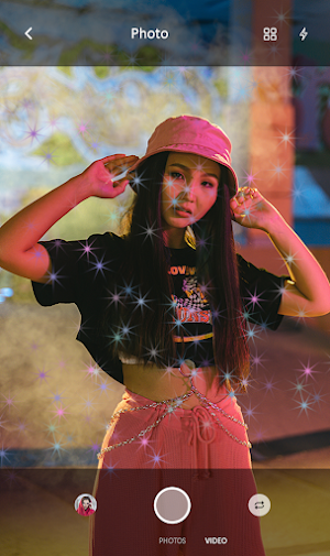 Glitter Camera - Light effect Screenshot 0