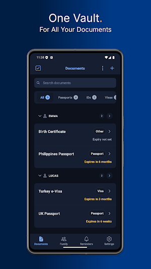Travel Document Vault Screenshot 0