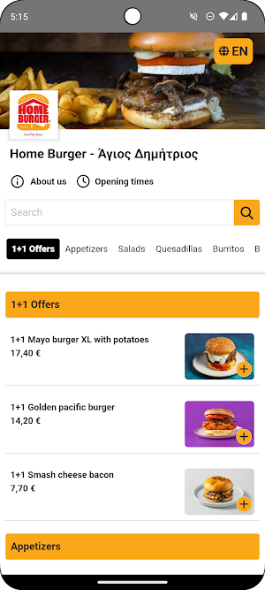 Home Burger-Burger Delivery Screenshot 2