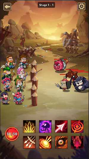 Merge Battle: Idle Defense Screenshot 0