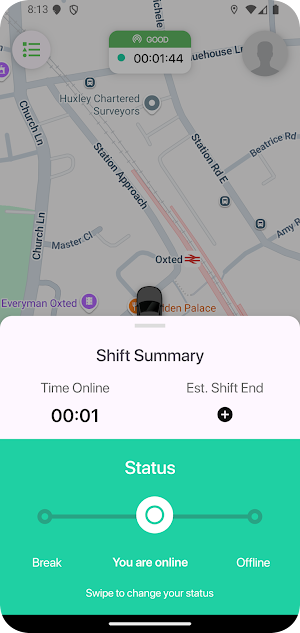 Ridii Driver Screenshot 2