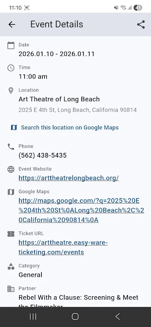 LongBeach Events & Festivals Screenshot 3